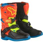 Bottes enfant cross alpinestars tech 3s kids orange bleu jaune