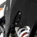 Cache - orifice repose - pieds arrires r&g racing 1113842 noir