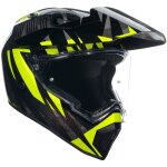 Casque agv ax9 mplk steppa carbone gris jaune fluo Casque agv ax9 mplk steppa carbone gris jaune fluo