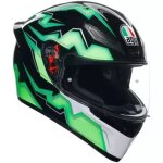 Casque agv k1 s kripton noir vert Casque agv k1 s kripton noir vert