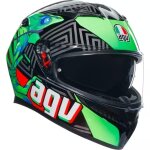 Casque agv k3 kamaleon noir vert rouge Casque agv k3 kamaleon noir vert rouge