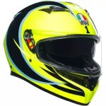 Casque agv k3 rossi winter phillip island 2005 jaune Casque agv k3 rossi winter phillip island 2005 jaune