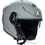 Casque agv k5 jet solid gris nardo