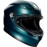 Casque agv k6 bleu petrole mat Casque agv k6 bleu petrole mat