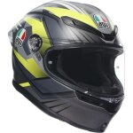Casque agv k6 s excite gris noir jaune Casque agv k6 s excite gris noir jaune