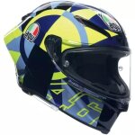 Casque agv pista gp rr soleluna 2022 bleu jaune Casque agv pista gp rr soleluna 2022 bleu jaune