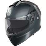 Casque agv streetmodular resia mat gris argent rouge Casque agv streetmodular resia mat gris argent rouge