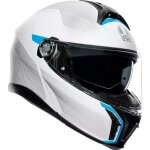 Casque agv tourmodular frequency light gris bleu Casque agv tourmodular frequency light gris bleu