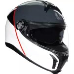 Casque agv tourmodular multi mplk balance blanc gris rouge Casque agv tourmodular multi mplk balance blanc gris rouge