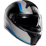 Casque agv tourmodular multi mplk stray noir mat gris bleu Casque agv tourmodular multi mplk stray noir mat gris bleu