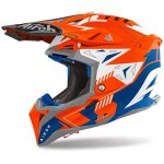 Casque airoh aviator 3 spin orange fluo mat