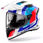 Casque airoh bandit horn blanc brillant Casque airoh bandit horn blanc brillant