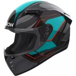 Casque airoh connor dunk noir bleu brillant