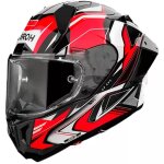 Casque airoh gp 800 must rouge brillant