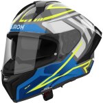 Casque airoh matryx rider bleu brillant