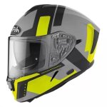 Casque airoh spark shogun gris jaune mat