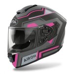 Casque airoh st. 501 square gris rose mat