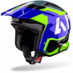 Casque airoh trr 2 jupiter bleu jaune brillant Casque airoh trr 2 jupiter bleu jaune brillant