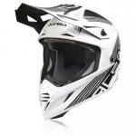 Casque cross cross acerbis x - track vtr blanc noir Casque cross cross acerbis x - track vtr blanc noir