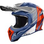 Casque cross airoh aviator ace 2 engine ceruln brillant