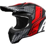 Casque cross airoh aviator ace 2 proud rouge mat