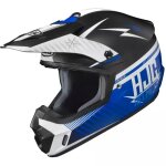 Casque cross hjc cs - mx ii tweek mc2sf bleu noir