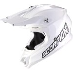 Casque cross scorpion vx 16 evo air solid blanc