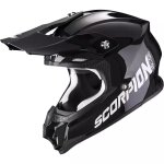 Casque cross scorpion vx - 16 evo air solid noir