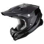 Casque cross scorpion vx - 22 air solid noir brillant Casque cross scorpion vx - 22 air solid noir brillant