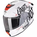Casque enfant scorpion exo - jnr air boum blanc noir Casque enfant scorpion exo - jnr air boum blanc noir