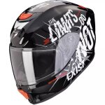 Casque enfant scorpion exo - jnr air boum noir blanc Casque enfant scorpion exo - jnr air boum noir blanc