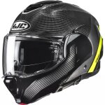 Casque hjc f100 carbon stan mc3h noir jaune