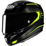 Casque hjc rpha 12 carbon keres noir jaune Casque hjc rpha 12 carbon keres noir jaune