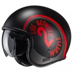 Casque hjc v30 harvey noir rouge mc1sf Casque hjc v30 harvey noir rouge mc1sf
