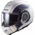 Casque ls2 ff906 advant graphic cooper blanc bleu Casque ls2 ff906 advant graphic cooper blanc bleu