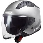 Casque ls2 of600 copter solid silver mat