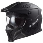 Casque ls2 of606 drifter solid noir mat