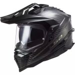 Casque ls2 mx701 explorer carbon solid carbone brillant