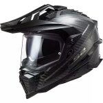 Casque ls2 explorer carbon mx701 solid carbone