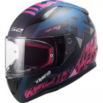 Casque ls2 ff353 rapid xtreet bleu violet mat