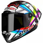 Casque ls2 ff805 thunder carbon gp aero flash noir Casque ls2 ff805 thunder carbon gp aero flash noir