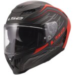 Casque ls2 ff807 dragon subic rouge