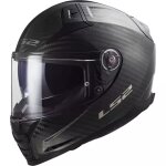 Casque ls2 ff811 vector ii carbon solid noir carbone