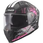 Casque ls2 ff811 vector ii darflo noir rose