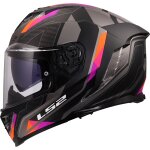 Casque ls2 ff818 storm iii sporty gris violet