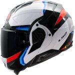 Casque ls2 ff910 advant ii triple blanc bleu rouge Casque ls2 ff910 advant ii triple blanc bleu rouge