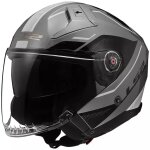 Casque ls2 of603 infinity ii veyron gris noir blanc