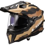 Casque ls2 mx701 explorer carbone trick brun sable Casque ls2 mx701 explorer carbone trick brun sable