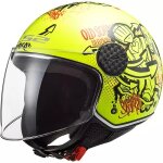 Casque ls2 of558 sphere lux skater jaune fluo noir