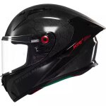 Casque mt helmets kre + s solid a11 noir brillant Casque mt helmets kre + s solid a11 noir brillant